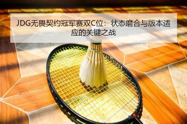 JDG无畏契约冠军赛双C位：状态磨合与版本适应的关键之战